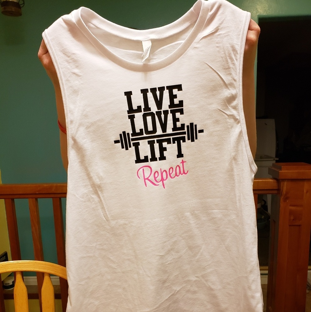 NWOT Custom womens Jersey muscle tank.